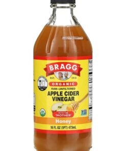 Bragg, Organic Apple Cider Vinegar With The 'Mother', Honey, 16 fl oz (473 ml)