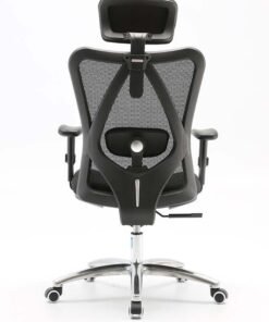 SIHOO M18 Ergonomic Office Chair, Swivel Chair with Adjustable Lumbar Support, Headrest and Armrest, Adjustable Height, Black