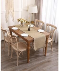 Ramadan Linen Table Runner for Dinning Table 33x183 cm