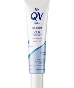 QV Lip Balm (15g) with SPF 30 for Dry & Sensitive Lips, Moisturising Fragrance Free Broad Spectrum UVA UVB Protection, Non Greasy Glide-On Lip Care for Daily Use & Outdoor Protection