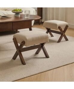 Footboard Bench Solid Wood Shoe Changing Stool Household Entrance Door Low Stool Shoe Changing Living Room Coffee Table Stool Sofa Stool (size:32*26*27cm)