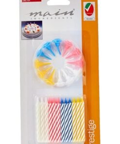 Prestige 24-Piece Birthday Candles Multicolour