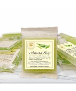 Old Tree Aloe And Neem Glycerin Transparent Hotel Soap Pack Of 200 (20Gm Each) Toiletries Set For Hotel Rooms Hospital Guest House & Marriage Hall