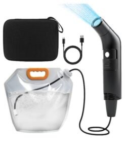 BIG MAX Electric Travel Bidet Set, Portable Travel Bidet Sprayer Set, Wireless Rechargable Handheld Portable Shattef Sprayer with 1.2m Hose, 2 Models, Great for Hygiene at Home and Outdoor Travel, Camping