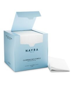 Nayra Skin co Nayra Disposable Face Towels – Ultra-Soft, Hygienic, Dermatologist-Approved Facial Cleansing Towels for Sensitive & Acne-Prone Skin, 100% Biodegradable, Lint-Free, Extra Absorbent