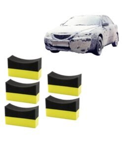 Oasisgalore Professional Tire Applicator Pad - Foam Pads for Tire Shine & Wheel Cleaning, Reusable Tire Wax Application