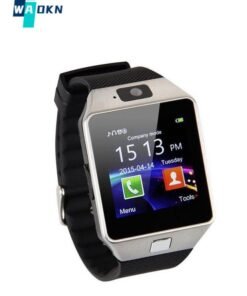 WAOKN Smart Watch for Men Women with Bluetooth Call Full Touch Screen Fitness Tracker with Heart Rate Blood Oxygen Sleep Monitor, IP68 Waterproof Activity Tracker for Android and IOS Phones (Black)