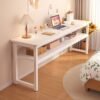 keke Double Layer Computer And Home Desk Long Table 100 CM