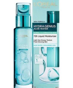 L'OREAL PARIS L'Oréal Paris Hydra Genius Aloe Water 72H Liquid Moisturizer Normal to Combination skin White 70ml