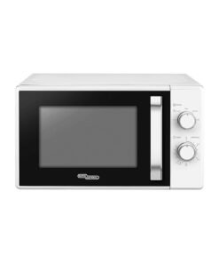 SUPER GENERAL 20 Liter Microwave Oven, 700W, 5 Microwave Power Levels, 35-Minute Kitchen Timer, Defrost, Cooking End Signal, Defrost Timer, White, SGMM921NHW SGMM921NHW white