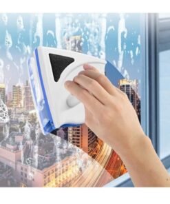 JAJEEK   Double-Sided Magnetic Window Cleaner for Effortless Cleaning – Clean both sides of the glass simultaneously with this unique dual-sided design. The strong magnetic force ensures an effective clean, even for large windows.