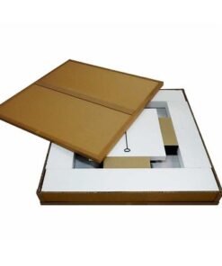 Octagon Fire Pit Table Color Dark Mahogany & Black