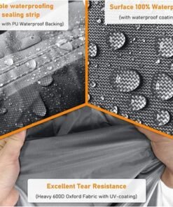 Protection Cover for Venus 5-Seater Outdoor Sofa - L300 x W180 x H80cm - Grey