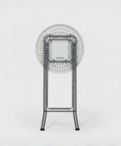 60CM Round Cocktail Table (White) – Ø60×110 cm