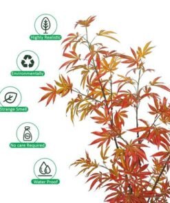 Artificial Maple Leaves Plant 1.5 Meters High