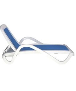 Tramontina Cancún Blue Polypropylene Sunlounger-Blue