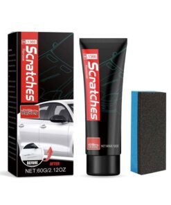 RAYHONG Car Scratch Removal Kit, Car Scratch Repair Kit, Car Paint Scratch Repair Agent, Car Scratch Remover, Grinding Polishing Restorer Paste With Sponge, Erase Car Scratches, 60ML