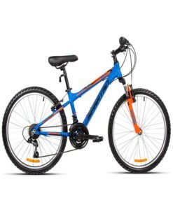 Spartan Galaxy Mountain Bicycle | 24 inch wheel size | 21 speed Shimano gears |For teens and adults Blue