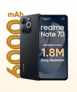 realme Note 70 Dual SIM Black 4GB RAM 128GB 4G - Middle East Version