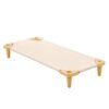 Arabest Heavy Duty Childrens Standard 130cm Stackable Daycare Cots for Preschool Kids Sleeping, Resting, and Naptime