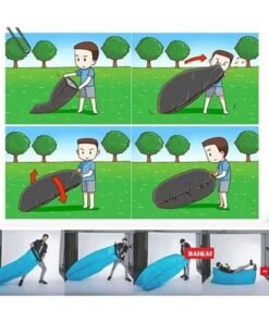 KLNAMAEAAN Outdoor portable inflatable waterproof beach air bed air bed sofa.Inflatable Lounger Air Sofa Hammock for Outdoor, Travelling, Camping, Hiking, Picnic - Image 3