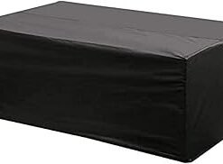 SAFA SKY Waterproof Dust Proof Anti UV/Wind Large Outdoor Sectional Furniture Set Cover for Garden (213x132x74CM), black