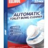 EELHOE Toilet Bowl Cleaner Tablets, Automatic Toilet Bowl Cleaners with Bleach, Durable Toilet Tank Cleaners with Sustained-Release Technology, Household Toilet Cleaners with Easy Operation - 12 PACK