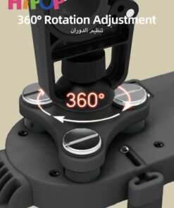 HIPOP Bike Phone Holder, Bike Handlebar Phone Mount with Shock Absorption, Adjustable Motorcycle Phone Holder, 360° Rotation, Anti-Off, Anti-Shake - Image 3