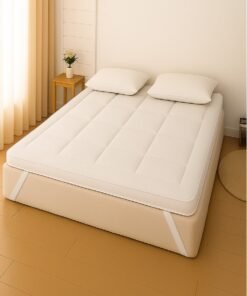 MAXQON Mattress Topper Extra Thickness Quilted Microfiber 800gsm, King/Queen/Double/Single Sizes, Color White