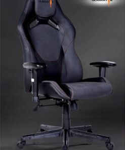 Gladiator Elite Ergonomic Gaming Chair with Adjustable Lumbar and Neck Support, Reclining Function, and High-Back Design for Professional Gamers 127 x 73cm