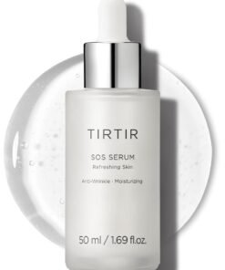 TIRTIR SOS Serum - Radiant Glow Boosting Face Serum - Plumping, Anti Aging, Hydrating - Visibly Smooth and Glowy Skin - Fragrance Free Serum for All Skin Types, 1.69 fl.oz.
