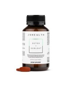 JSHealth Vitamins Detox and Debloat Liver Health Formula | Liver Detox Pills | Debloating Formula with Milk Thistle, Turmeric, Fennel | Liver Cleanse Supplement (60 Tablets)