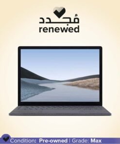 Microsoft Renewed - Surface Laptop 3 With 12.3-Inch Touch Screen Display,Intel Core i7/10th Gen/16GB RAM/512GB SSD/Intel UHD Graphics English Silver