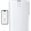 Pro Breeze 20l Per Day Smart Compressor Dehumidifier with 4l Water Tank, Laundry Drying and Automatic Humidity Sensor , Mould Remover 24,hour Timer Sleep Mode for Damp, Condensation