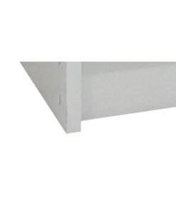 DANUBE HOME Supreme 3 Drawers Young Dresser Dresser For Bedroom Chest Of Drawers Storage Organizer Unit For Living Room Entryway Hallway Nursery Kids Room -White