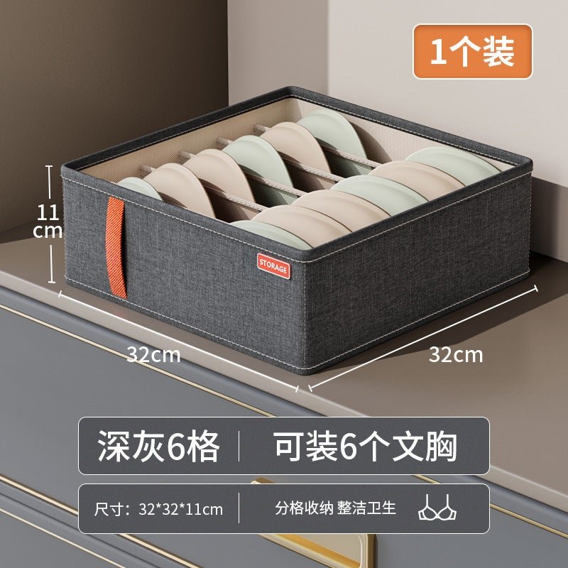 Underwear Storage Box Home Bra Underwear Socks Pants Separated Box Wardrobe Arrangement Drawer Divider Storage Box