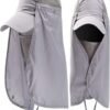 Goolsky Fashion Outdoor Upf 50+ Uv Sun Protection Waterproof Quick Dry Breathable Face Neck Flap Cover Folding Sun Hat
