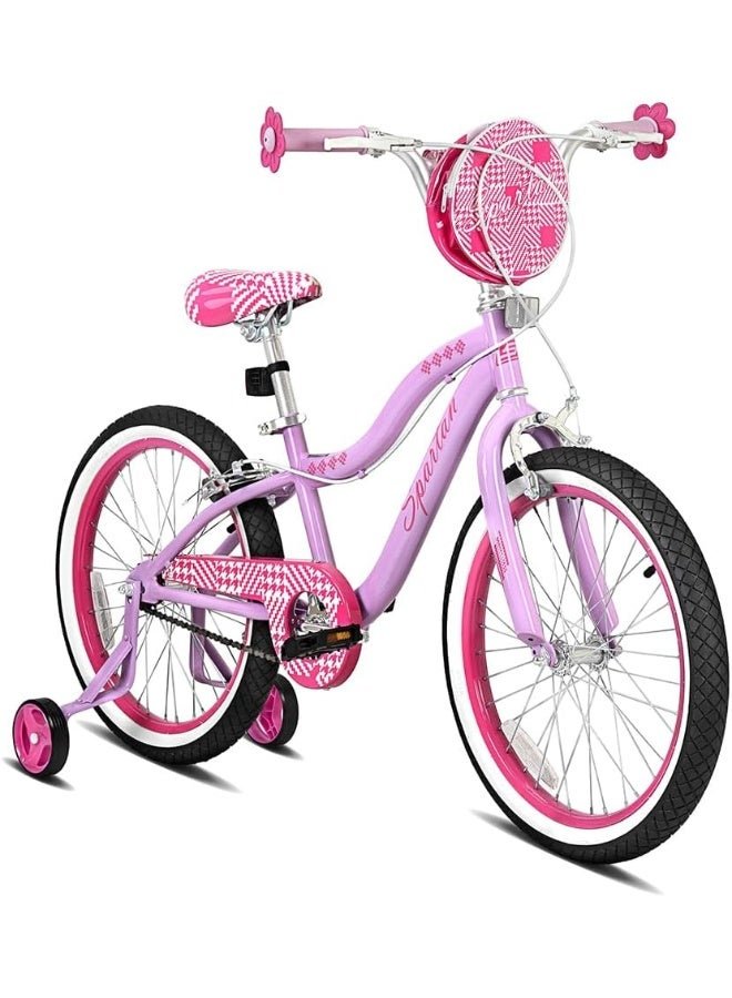 Spartan Serena Bike | 20 Inch With Training Wheels | Single Speed | Purple Color