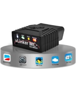 Vgate vLinker MC+ (BT3.0/BLE4.0) OBD2 Scanner Code Reader Diagnostic Scan Tool for Android & iOS & Windows, Black