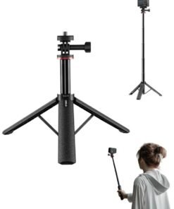 STARTRC 51cm  Extendable Tripod  Selfie Stick for DJI Osmo Pocket 3/ 360 Camera, Camera Stand with Rotatable Gimbal, Handheld Extension Rod for Insta360 ONE/ X5/ X4 / X3 / X2 Action Camera
