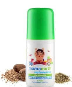 Mamaearth Easy Tummy Roll On Oil for Colic and Gas Relief with Hing and Fennel Oil, 40ml (For external use)