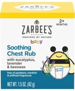 Zarbee's Naturals Baby Soothing Chest Rub, (1.5 oz) Packaging May Vary