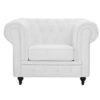 Maharat Al Bahar Chester Hill Single Fabric Sofa White 90x80x80