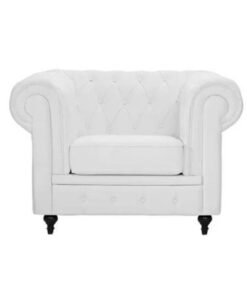 Maharat Al Bahar Chester Hill Single Fabric Sofa White 90x80x80