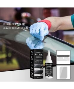 EELHOE Car Glass Repair Fluid 50ml，for Glass Chips and Cracks, DIY Car Windshield Repair Kit, Automotive Glass Nano Repair Fluid Car Windshield Repair