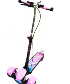 Huitich 3-Wheel Kick Scooter Fun and Safe Ride for Toddlers Pink