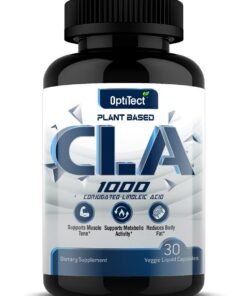 OptiTect Cla 1000 Plant Based Supports Metabolic Activity, 30 Vegan Liquid Capsules, 1000 Mg