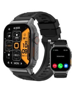 SYOSI Smart Watch(Answer/Make Call), 2.01" Smartwatch for Men Women, IP67 Waterproof, 100+ Sport Modes Fitness Tracker, Heart Rate Sleep Monitor, AI Voice, Watches Android iOS Phones