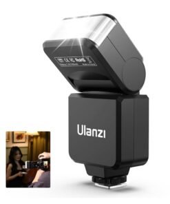 Ulanzi F32 Camera Flash, Camera Speedlite with GN32 / CCT 5600K for Canon/Fuji/Sony/Nikon/Panasonic Olympus Pentax and Other SLR Digital Cameras, and Digital Cameras with Single Contact Hot Shoe