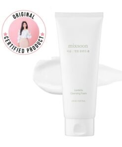 mixsoon Centella Cleansing Foam 150ml, Low pH cleansing foam for soothing and moisturization, cruelty-free, Korean Facial Cleanser, Korean Face Wash